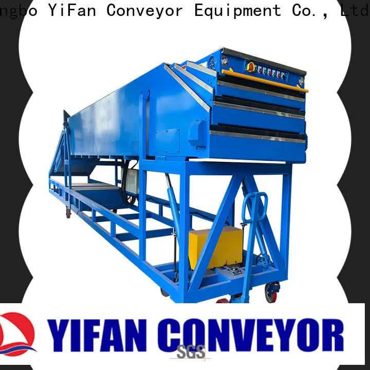 YiFan Conveyor telescopic z type belt conveyor for business for food factory 1