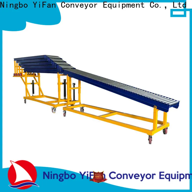 YiFan Conveyor Custom stainless steel gravity roller conveyor factory for mineral 1