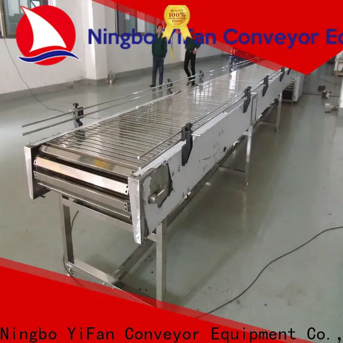 Top conveyor chain manufacturers slat factory for cosmetics industry 1