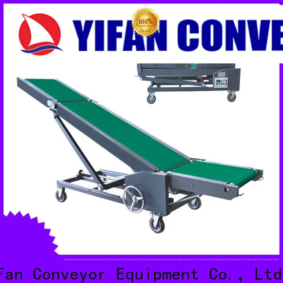 YiFan Conveyor container truck unloading equipment suppliers for dock 1