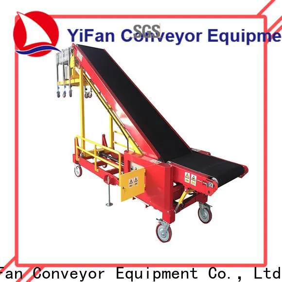 Transportador telescópico de camión transportador YiFan para fabricantes de carga de camiones para aeropuerto 1