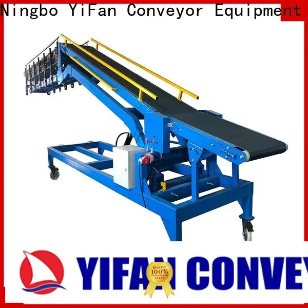YiFan Conveyor 20ft container unloading ramp supply for airport 1