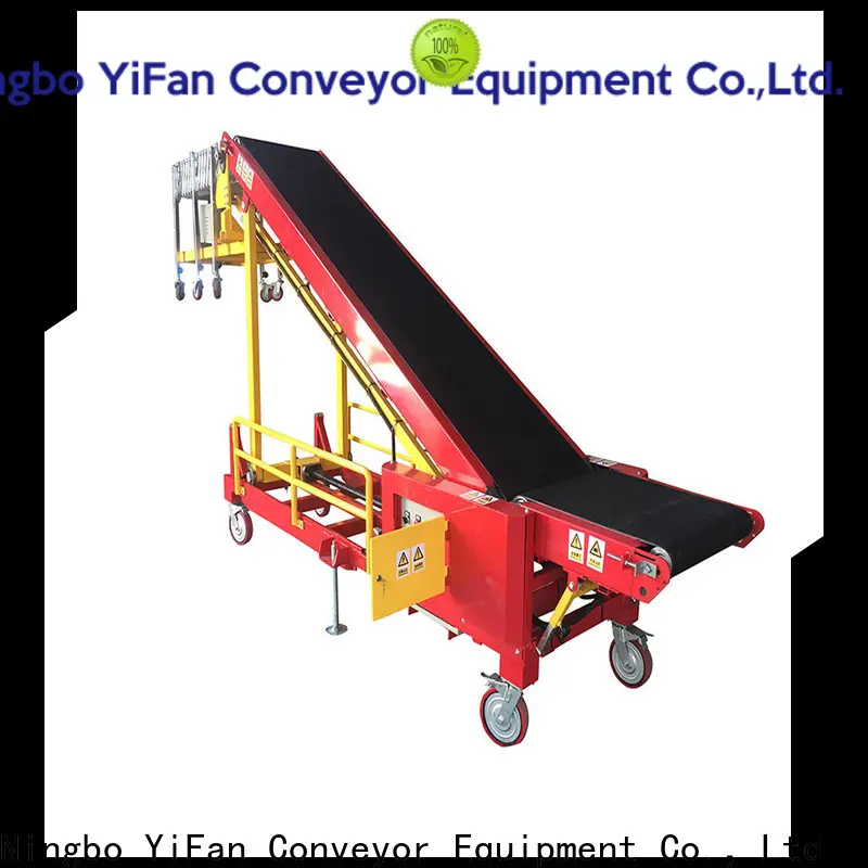 Custom truck loading belt conveyor container suppliers for airport 1