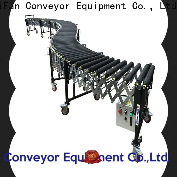 Custom powered flexible conveyor powered manufacturers for dock 1