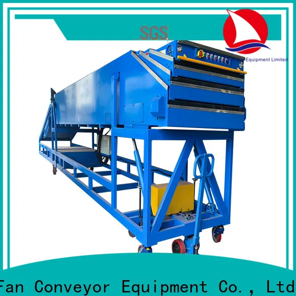 YiFan Conveyor 40ft container unloading system manufacturers for dock 1