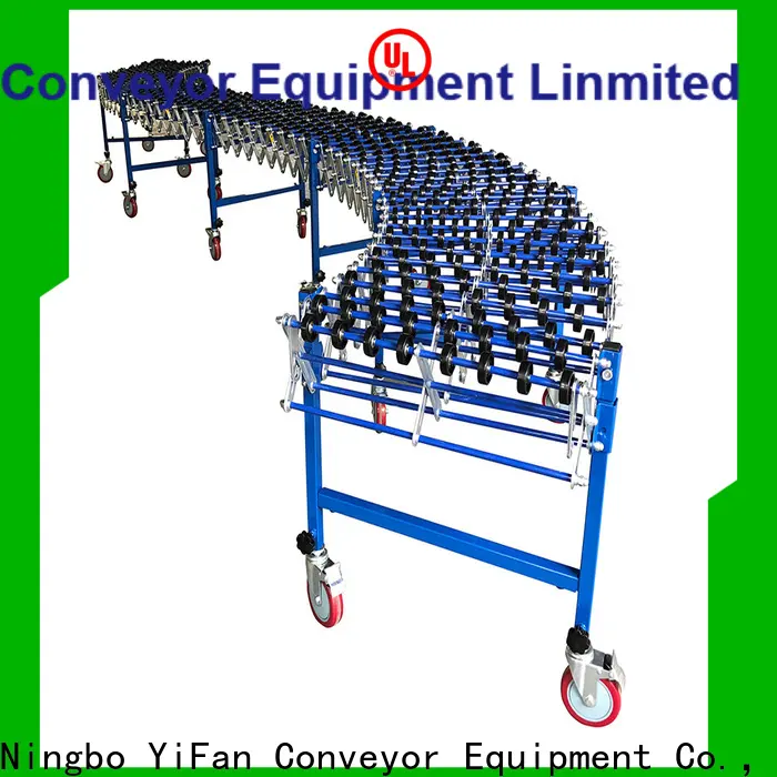 YiFan Conveyor Best aluminum skate wheel conveyor supply for airport 1