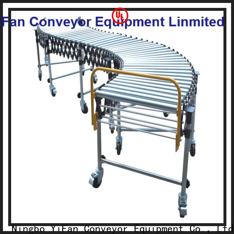 YiFan Conveyor High-quality roller conveyor table factory for warehouse logistics 1