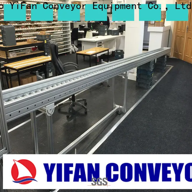 YiFan Conveyor Latest aluminum gravity roller conveyor factory for workshop 1