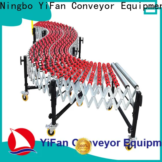 YiFan Conveyor Custom aluminum skate wheel conveyor supply for dock 1