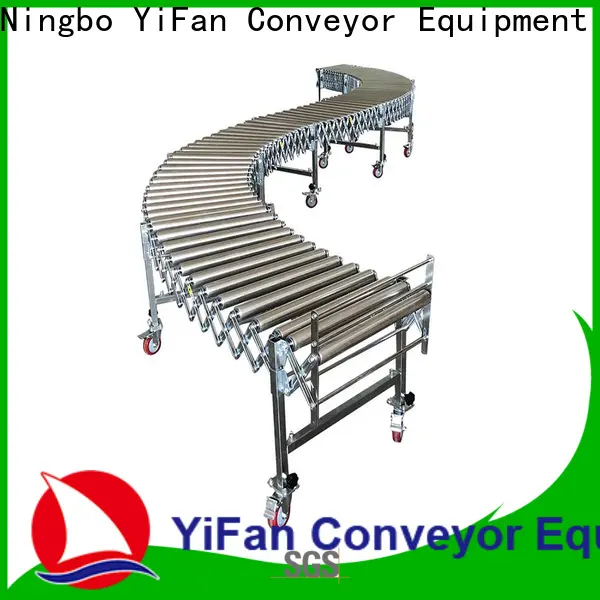 YiFan Conveyor duty flexible roller conveyor suppliers for warehouse logistics 1