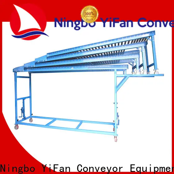 YiFan Conveyor mobile stainless steel gravity roller conveyor company for grain transportation 1