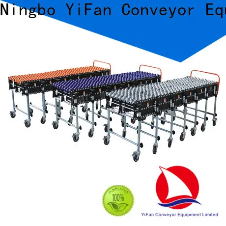 YiFan Conveyor self curve roller conveyor factory for dock 1