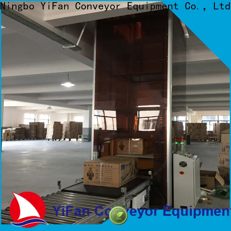 YiFan Conveyor Type Z lifting conveyor factory for dock 1