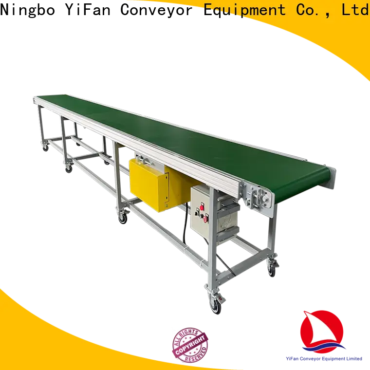 YiFan Conveyor aluminum stainless steel belt conveyor manufacturers for material handling sorting7 1