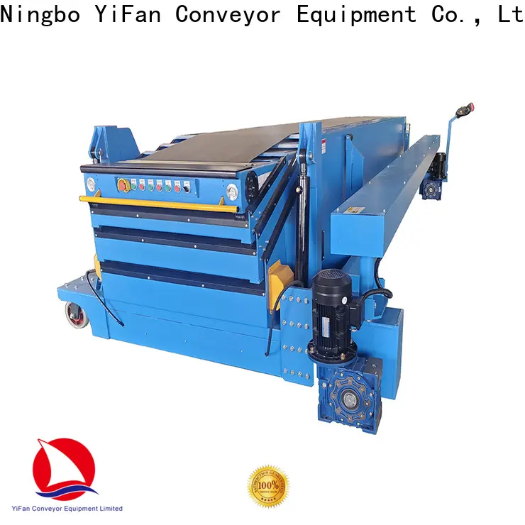 YiFan Conveyor 40ft flat belt conveyor company for warehouse 1