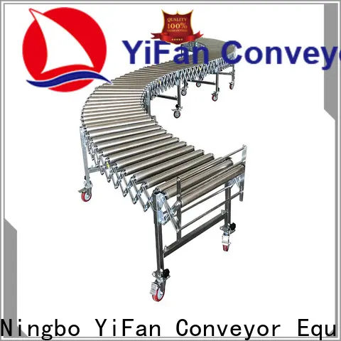 YiFan Conveyor steel roller track conveyor company for warehouse logistics 1