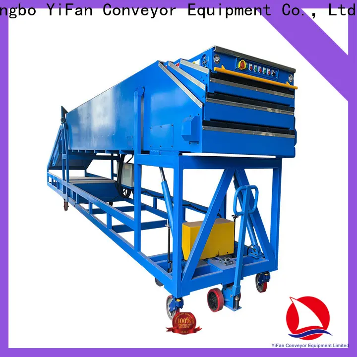 YiFan Conveyor telescopic loading belt conveyor factory for harbor 1