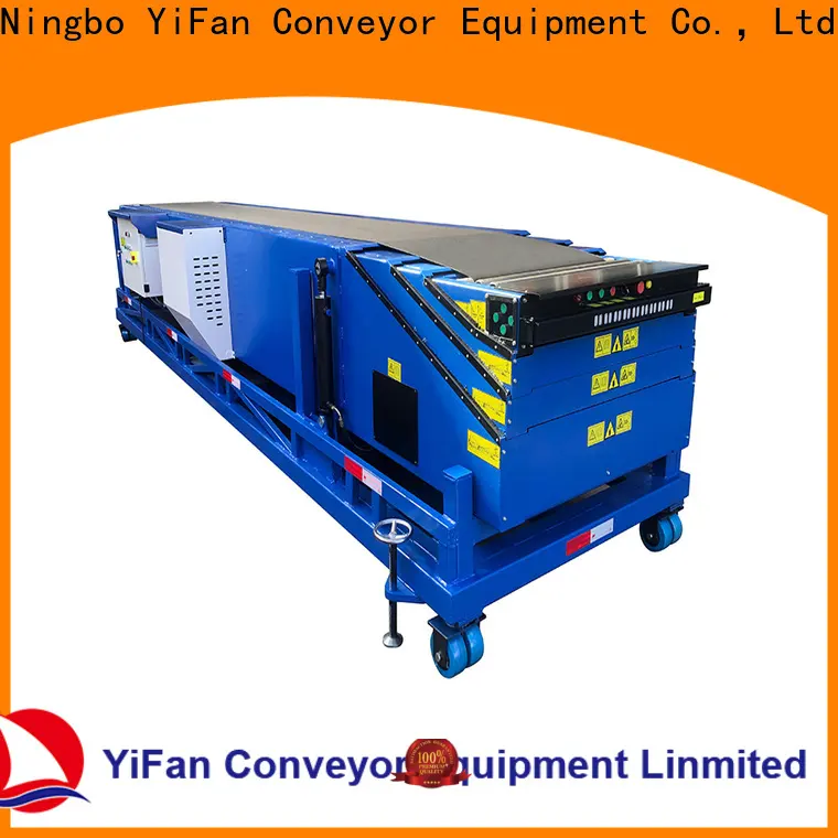 YiFan Conveyor belt telescopic conveyor system for business for warehouse 1