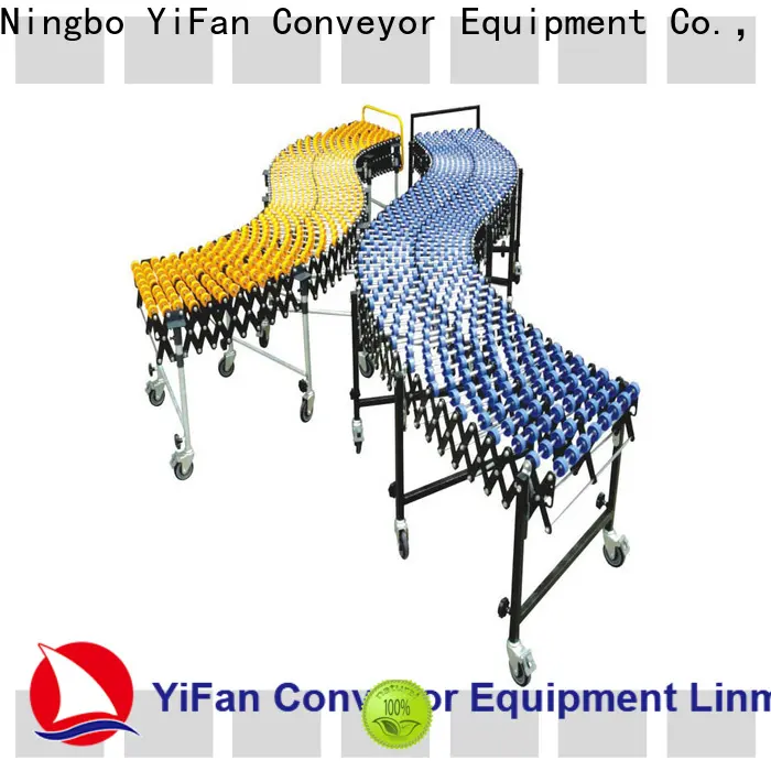 YiFan Conveyor conveyor gravity skate wheel conveyor manufacturers for dock 1
