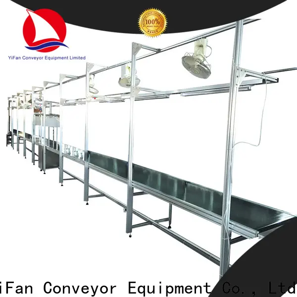 YiFan Conveyor pvc small conveyor belt system company for packaging machine 1
