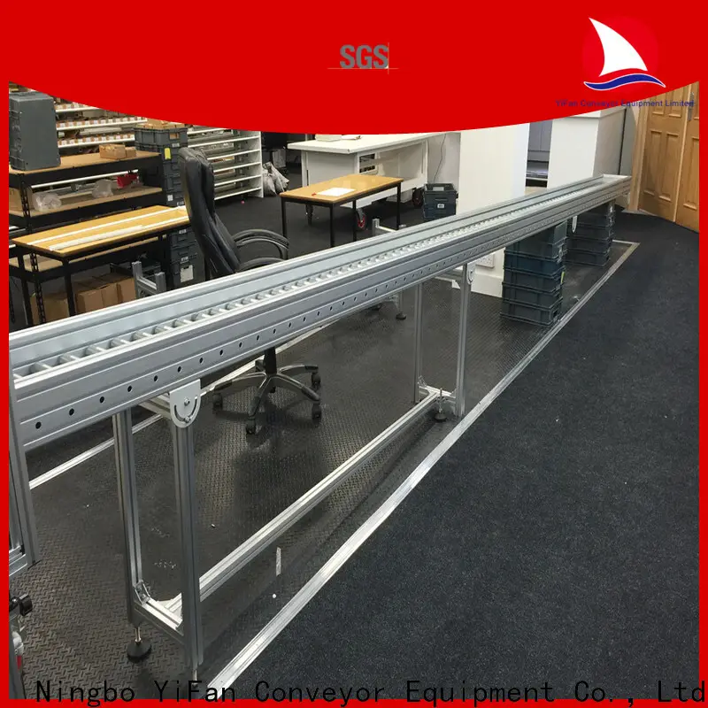 YiFan Conveyor warehouse 90 degree curve conveyor for business for workshop 1