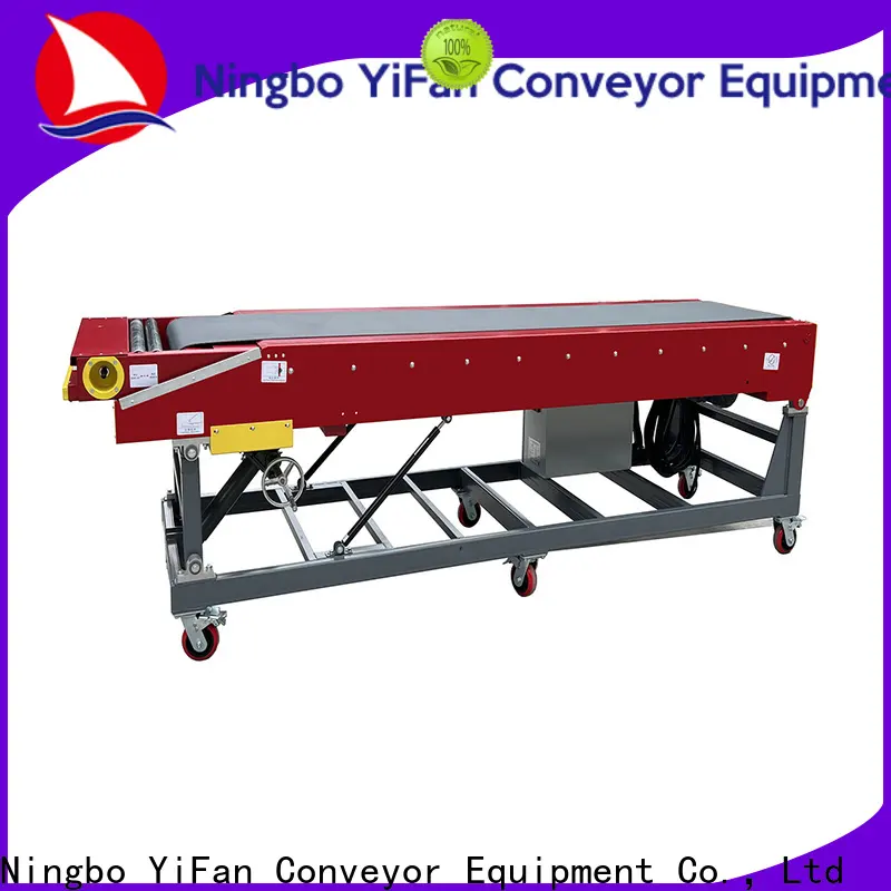 YiFan Conveyor 40ft flat belt conveyor supply for food factory 1