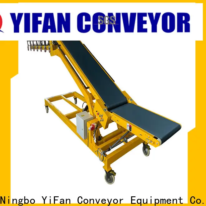 YiFan Conveyor vehicle inclined belt conveyor supply for dock 1
