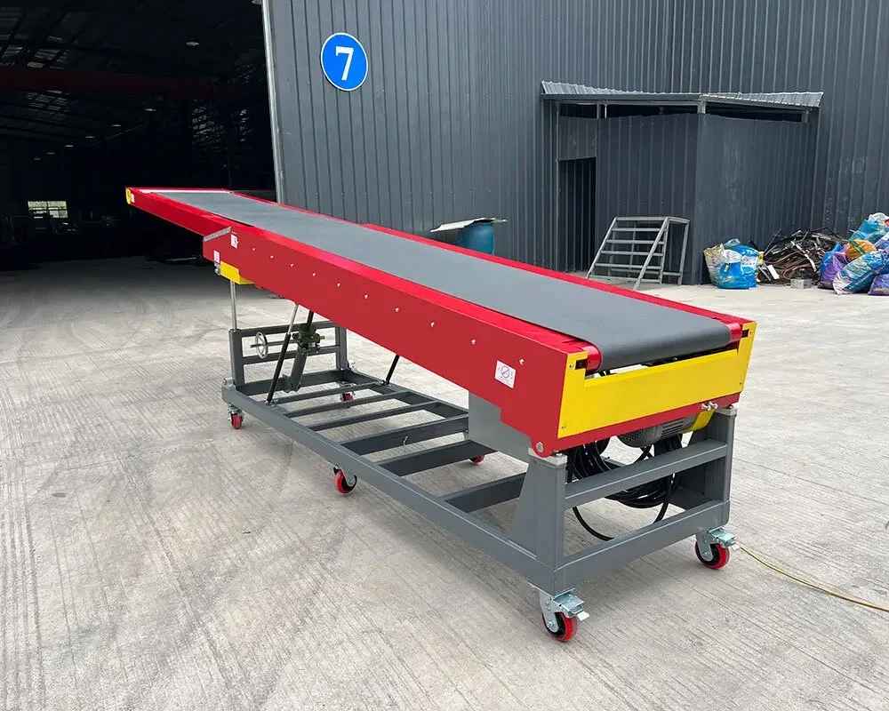 Truck Loading Unloading Portable and Extendable Belt Conveyor 1