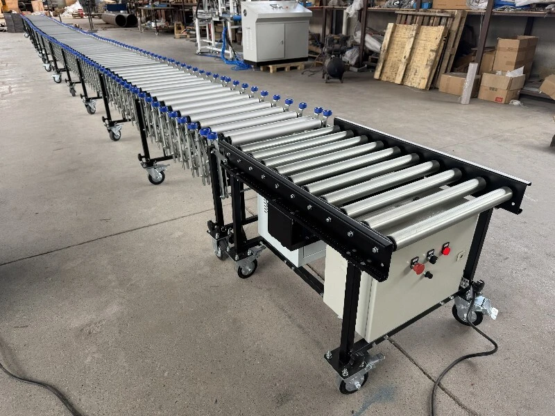 2025 New Product Flexible Motorized Aluminum Roller Conveyor(Easy to replace rollers) 1