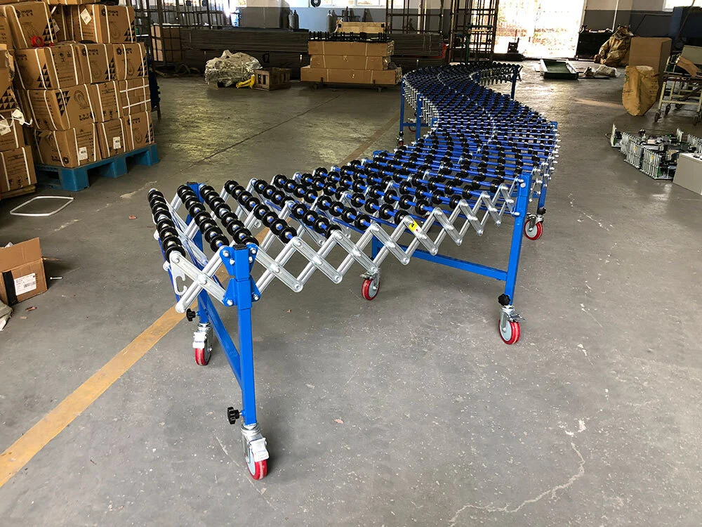 ২৪&39;&39; সেল্ফ ট্র্যাকিং গ্র্যাভিটি প্লাস্টিক স্কেট হুইল কনভেয়র 1