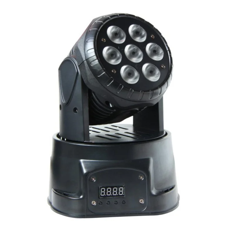 7*10W LED Mini Moving Head Light RGBW 4IN1 Color MS-1007 1