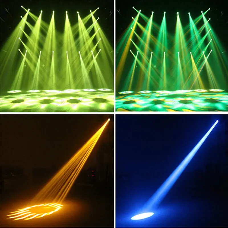 colorful led moving head beam light spot with different visual effects for indoor party 4