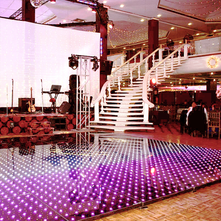 Pixel Tanzfläche Hochzeit Pista De Baile Led Video Dj Lichter Tragbare Matrix Panel Piste De Danse Lumineuse Led Digitale Tanzfläche 2