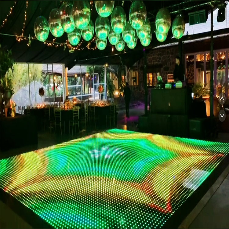 Pixel Tanzfläche Hochzeit Pista De Baile Led Video Dj Lichter Tragbare Matrix Panel Piste De Danse Lumineuse Led Digitale Tanzfläche 4