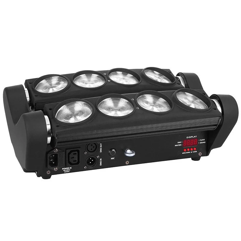 ضوء LED عنكبوت متحرك برأس Dsico MS-SP8W 1