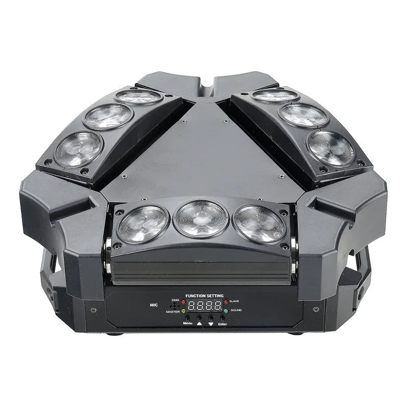 Mini lampe à tête mobile Spider 9*12W RGBW 4 en 1 MS-SP9M-FC 1