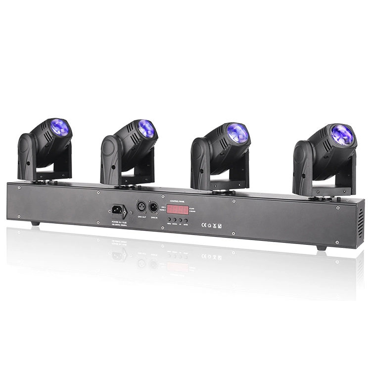 شريط ضوء LED بأربعة رؤوس متحرك برأس شريطي MS-MPS4 1
