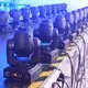 mini moving spotlight with the music, multi-color beam efects for club Marslite 9