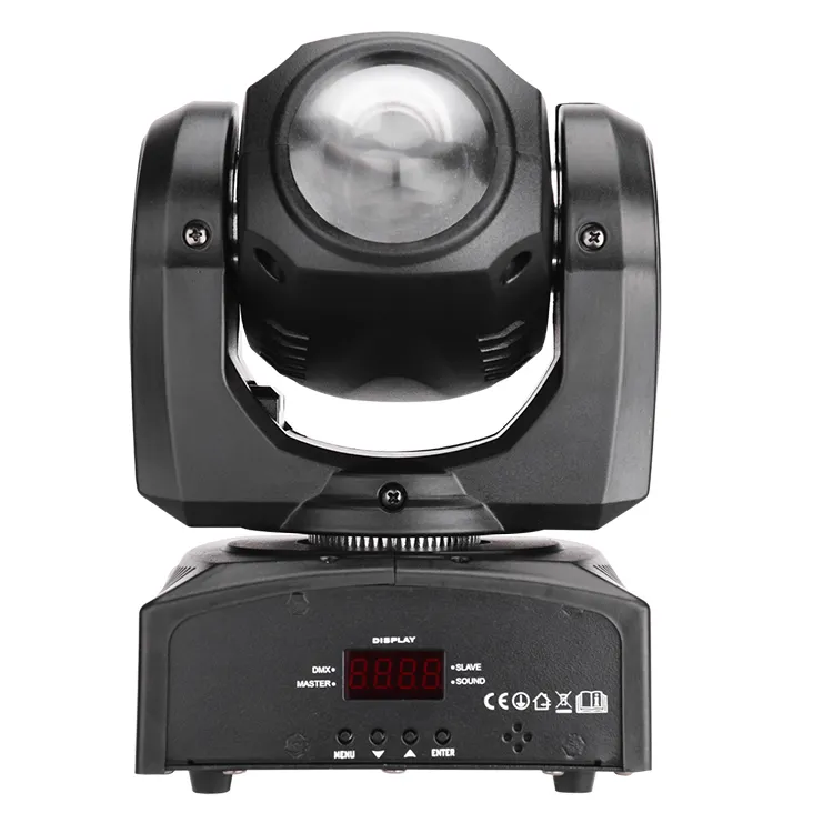 mini moving spotlight with the music, multi-color beam efects for club Marslite 3