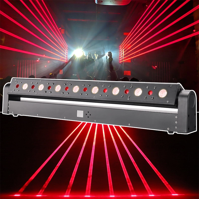 Barra de haz láser LED Luz de lavado con cabezal móvil MS-BL08 1
