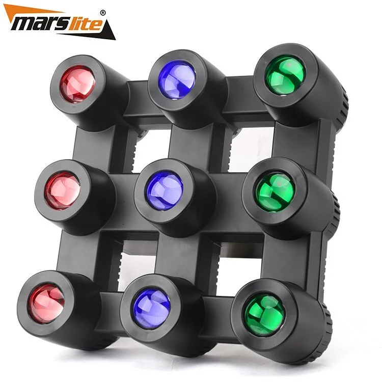 3X3 LED Matrix blinder Light  RGBW 4in1 Club Lighting  MS-MTX9FC 1