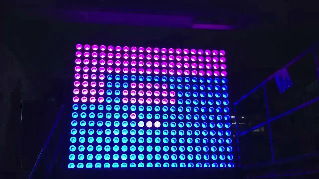 effect led matrix panel stage for KTV 7
