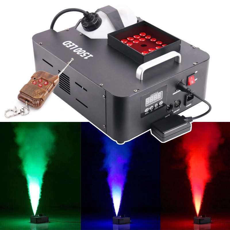 Marslite 1500W светодиодная машина для создания дыма и тумана для свадебной вечеринки MS-F01 1