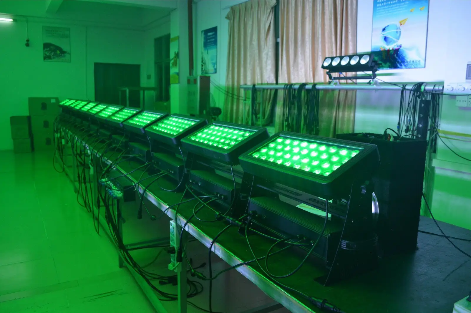 multi-color rgb wall washer wholesale for mobile DJ 4