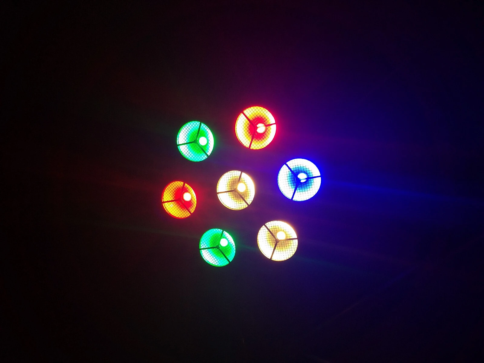 Multi-effect led stage spotlights cob easy to carry for KTV 7