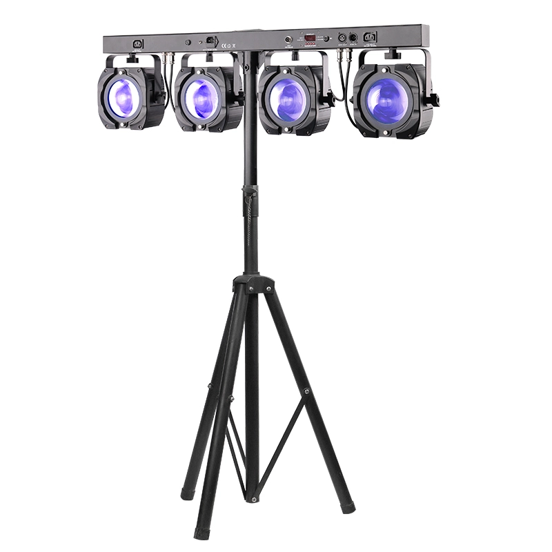 60W COB RGBW Dmx 4 Par Light For Stage DJ Disco Lighting 1