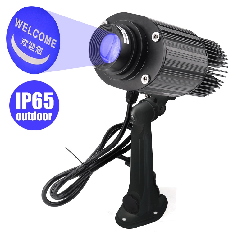 Proyector Gobo personalizado a prueba de agua, 50W, LED para exteriores, publicidad, proyector giratorio con logotipo, luz MS-LGP50 1