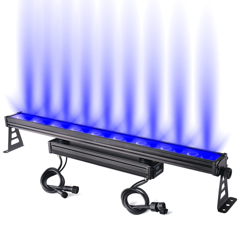 Outdoor City Color Pixel Bar Light DMX512 IP65 18X10W LED Wall Washer Linear Light MS-1810 1