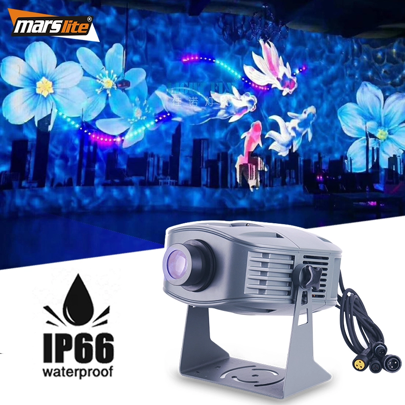 200W IP66 Wasserdichte, individuelle Logo-Werbung, rotierende Gobo-Projektorleuchte, Außenwerbeleuchten 1