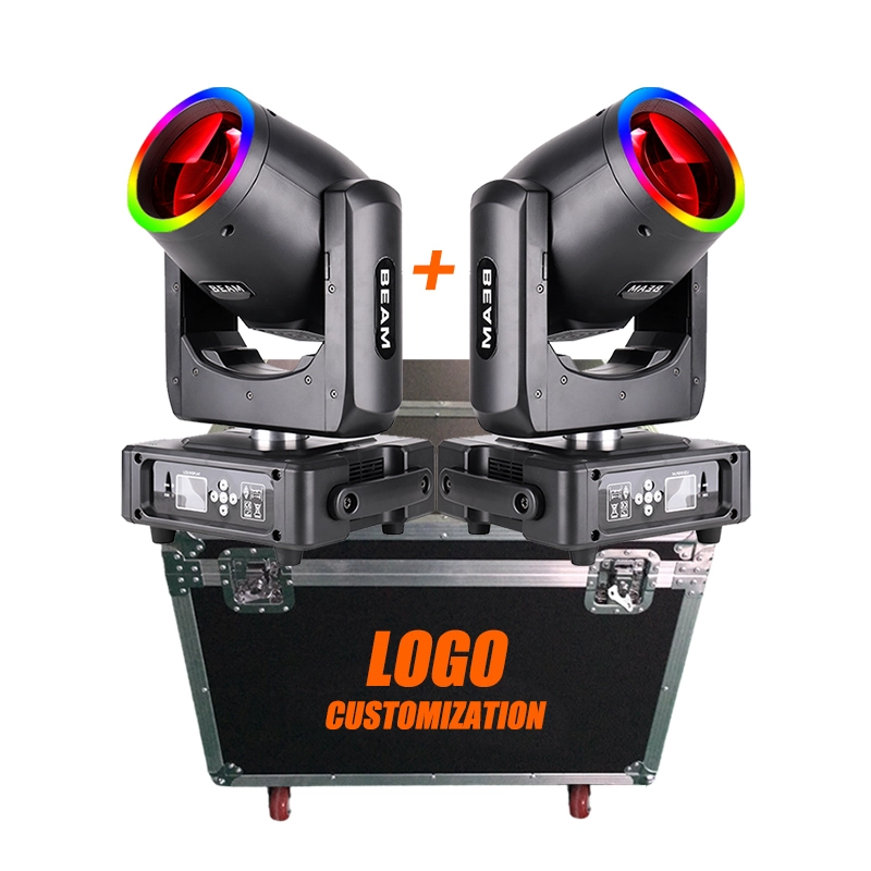 Luz de escenario profesional Sharpy Mini Beam 230 7r Cabeza Movil Lyre pequeño Mini 7r Beam 230 luz con cabezal móvil para discoteca DJ Bar 1
